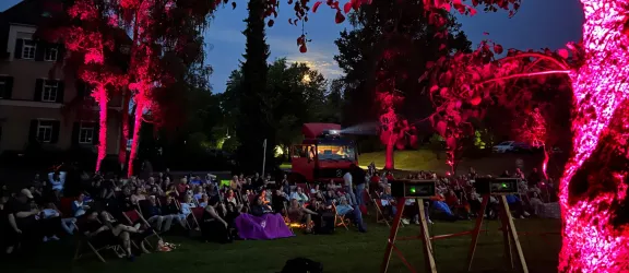 Die Veranstaltung Kino im Grünen war 2024 ein voller Erfolg. 