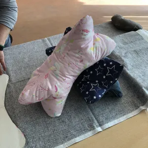 Zwei Kissen in Sternform