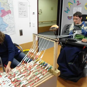 Flechtwerk aus Tetrapaks