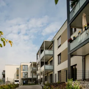 Betreutes Wohnen Ansbach im Wohnpark-Windmühle von außen