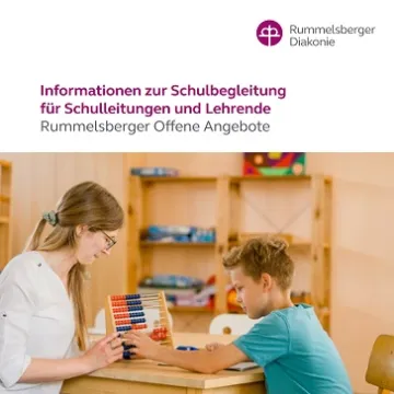 Cover für die Broschüre zur Schulbegleitung für Lehrende