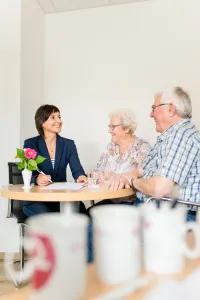 Beratung in der Fachstelle für pflegende Angehörige in Rehau