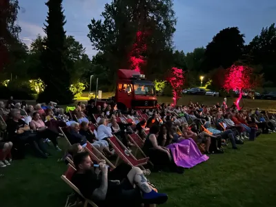 Die Veranstaltung Kino im Grünen war 2024 ein voller Erfolg. 