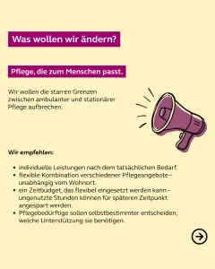 Was wollen wir ändern?