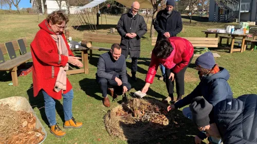 Auftakt "Kunst von der Wiese" Foto: Heike Reinhold