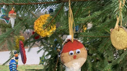 Geschmückter Weihnachtsbaum 