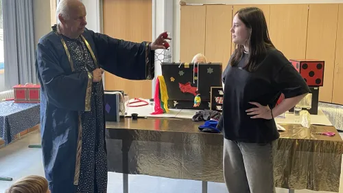 Magisch wurde es bei Zauberer Mani Kroker.