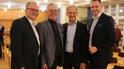 Oerthel mit aktuellen und ehem. Vorständen