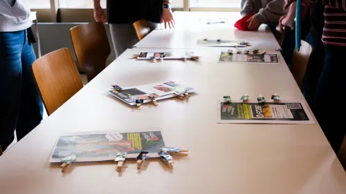 Im Spiel „Fake or Real“ übten die Teilnehmenden echte von falschen Nachrichten zu unterscheiden.